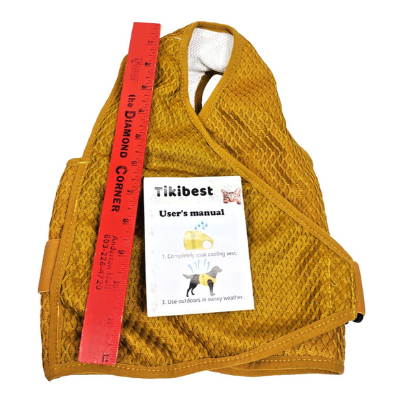 Dog Cooling Vest Harness Lightweight Cooler Jacket Sz Med w Adjustable Buckle - Picture 5 of 11